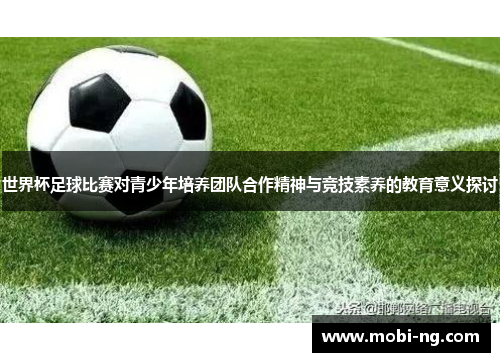 世界杯足球比赛对青少年培养团队合作精神与竞技素养的教育意义探讨